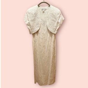 Marie St. Claire Designer Ankle Length Dress with Jacket